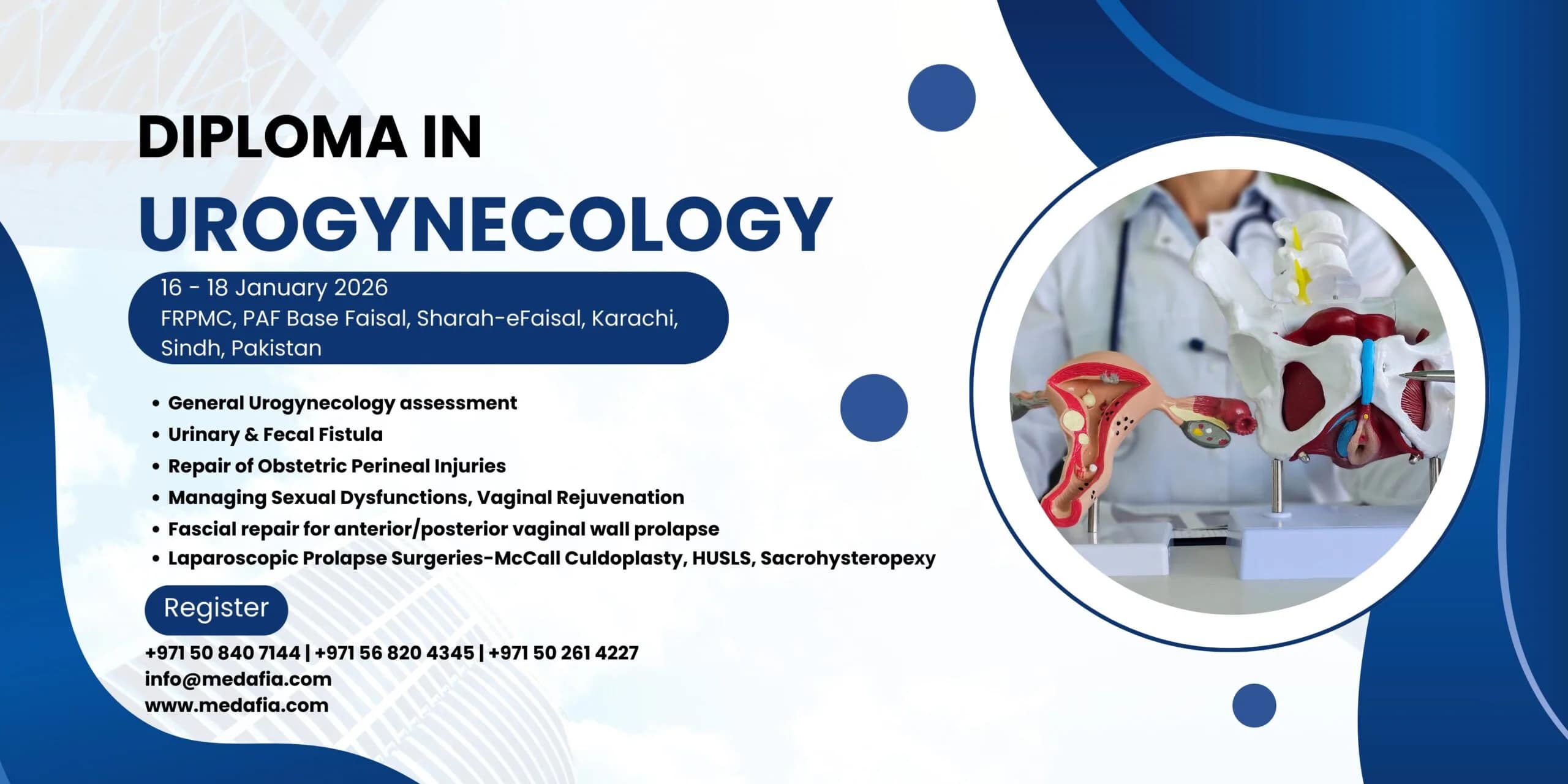 Blue White Modern Online Business Webinar Banner