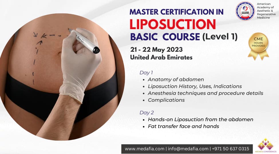Master Certification in Liposuction Basic Course Level 1 – UAE