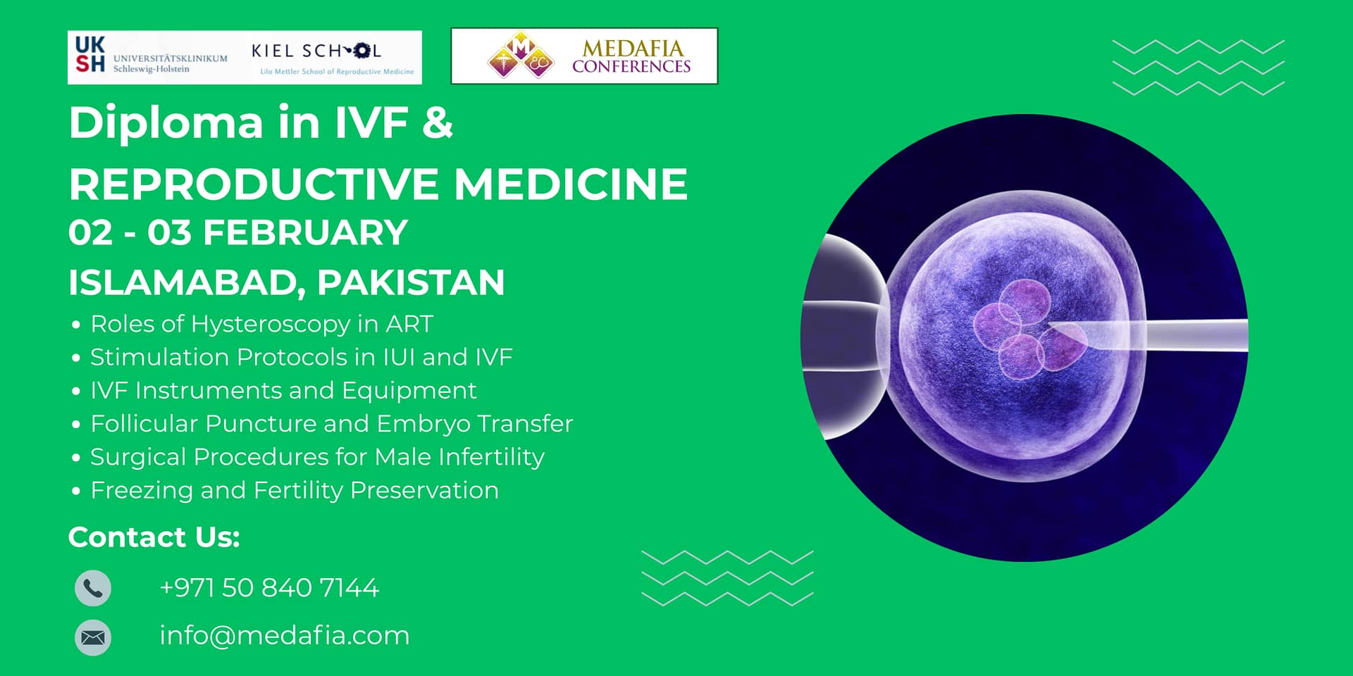 Diploma in IVF and Reproductive Medicine Islamabad